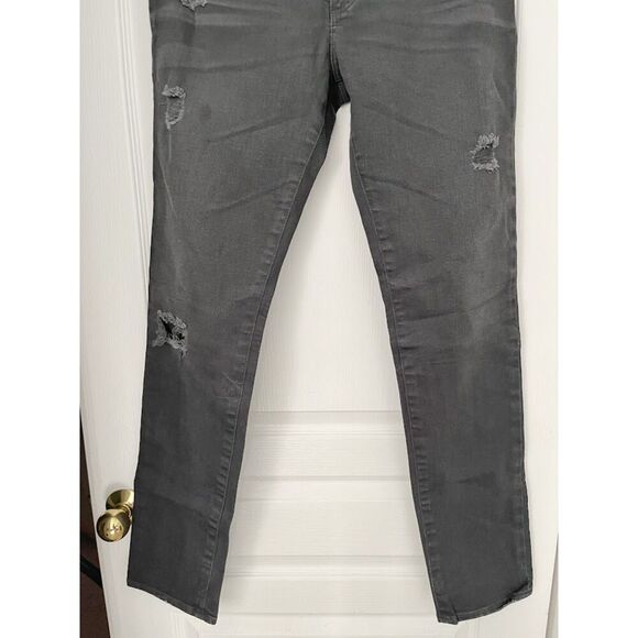 AG Adriano Goldschmied Premiere Skinny Straight Distressed Pocket Jeans - Picture 7 of 13